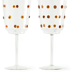 Nob Wine Glass 2-pack, Green