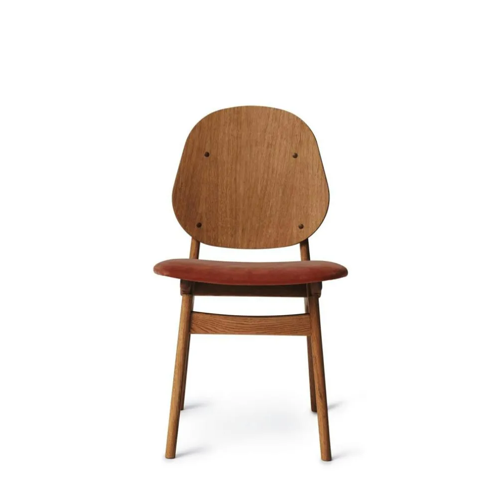 Noble Chair, Black Lacquered Beech / Moss Green