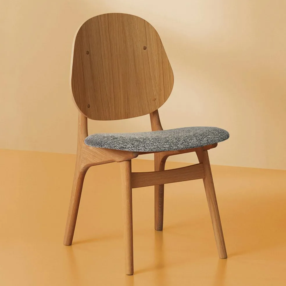 Noble Chair, Black Lacquered Beech / Moss Green