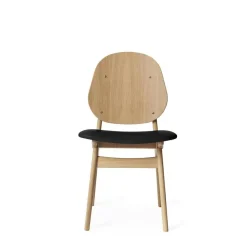 Noble Chair, Black Lacquered Beech / Moss Green