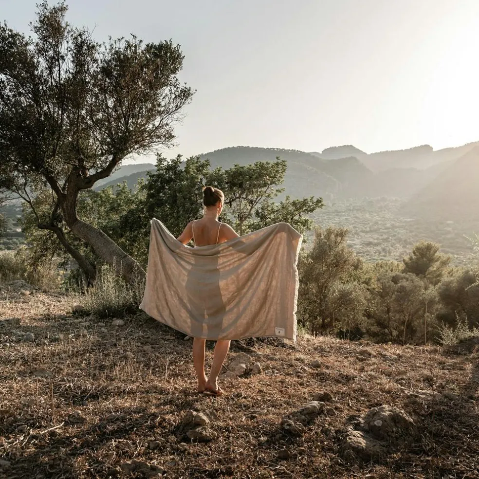 Nomad Beach Towel 100x175 cm, Desert Beige