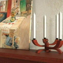 Nordic Light Candlestick With 4 Arms, Black