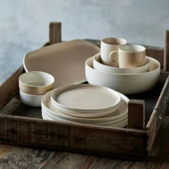 North Bowl 11 cm, Matte White/Shiny Moss