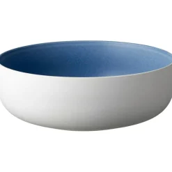 North Salad Bowl 25 cm, Matte white/Matte river