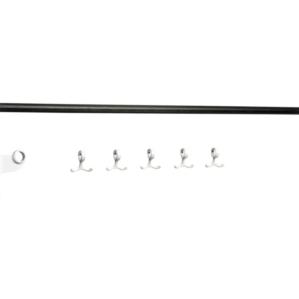 Nostalgi Extension Part For Hook Strip, White / Bamboo