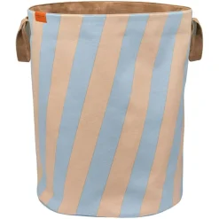 NOVA ARTE Laundry Basket, Orange/Latte
