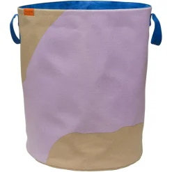 NOVA ARTE Laundry Basket, Orange/Latte