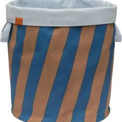 NOVA ARTE Laundry Basket, Orange/Latte
