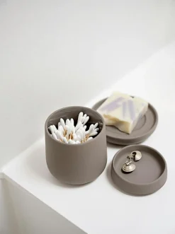 Nova One Jar With Lid, Taupe