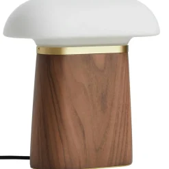 Nova Table Lamp, Ivory Travertine