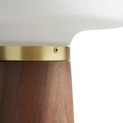 Nova Table Lamp, Ivory Travertine