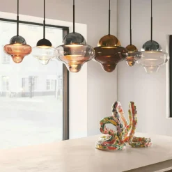 Nutty Pendant, Smoke / Black