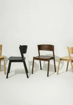 Oblique Dining Chair, Brown