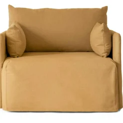 Offset Armchair Removable Upholstery Cotlin, Poppy Seed