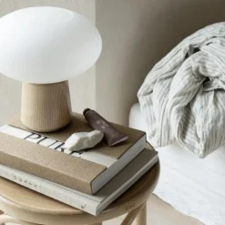 Olivia Table Lamp, Dark Ash