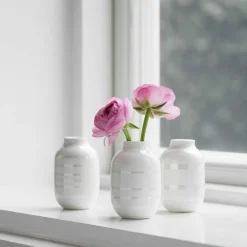 Omaggio Vase Miniature 3-pack, Silver