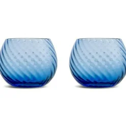 Opacity Water Glasses 2-pack, Blue