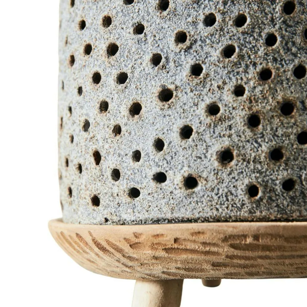 Oria Lantern Grey 30 cm