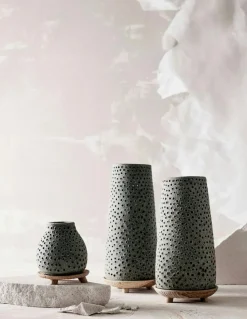 Oria Lantern Grey 30 cm