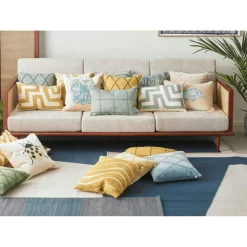 Orissa Cushion Cover 50x50 cm, Masala Yellow