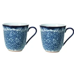Ostindia Floris Mug 30 cl 2-pack, Blue