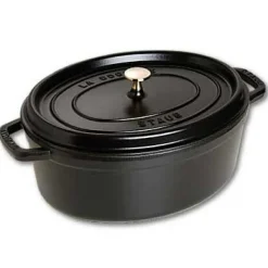 Oval Casserole in Cast Iron 6,7 L, Graphite