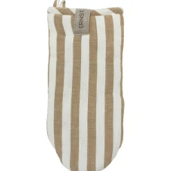 Oven Glove Stripes, White/Blue
