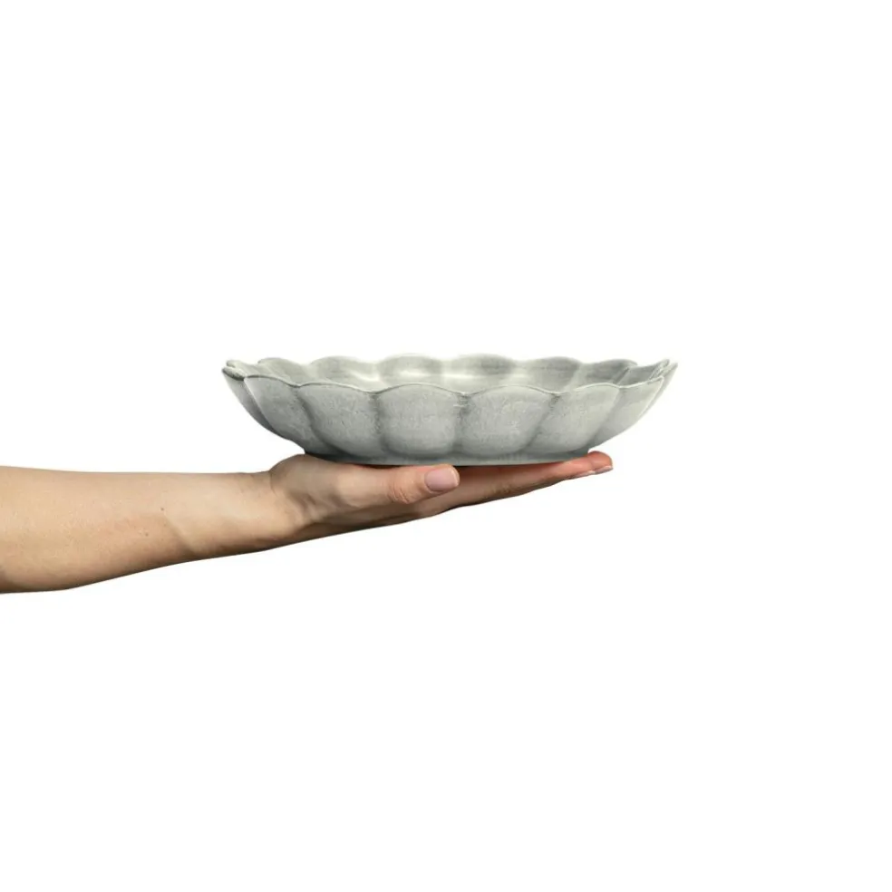 Oyster Bowl 24 cm, White