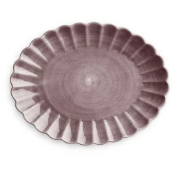 Oyster Dish 35x30 cm, Plum