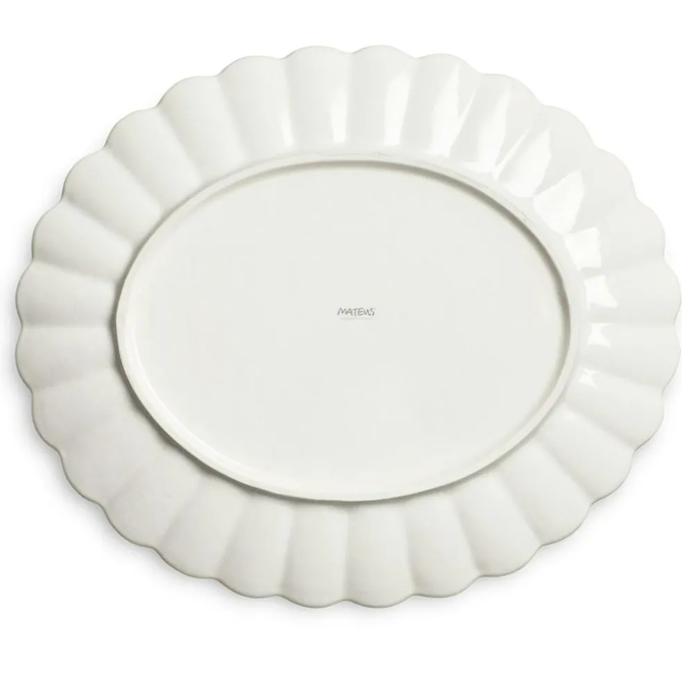 Oyster Dish 35x30 cm, Plum