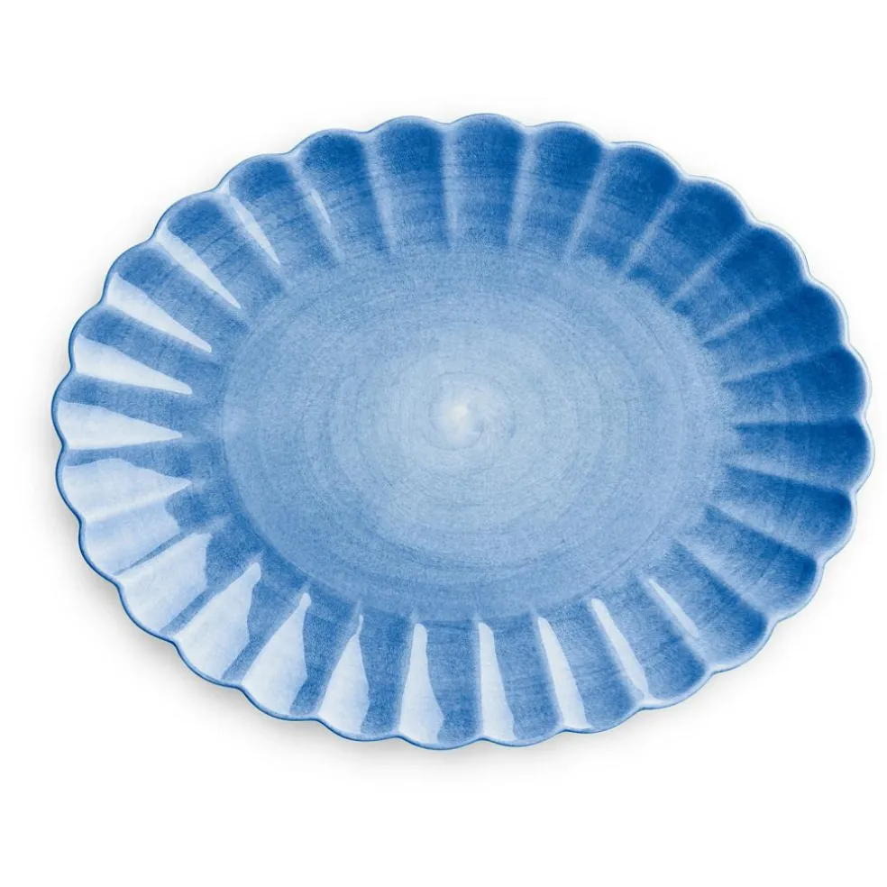 Oyster Dish 35x30 cm, Plum