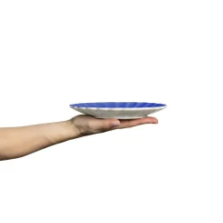 Oyster Plate, Orange, 20 cm