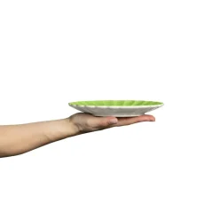 Oyster Plate, Orange, 20 cm