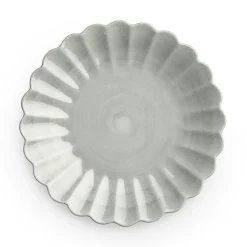 Oyster Plate, Orange, 20 cm