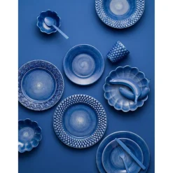 Oyster Plate, Orange, 20 cm