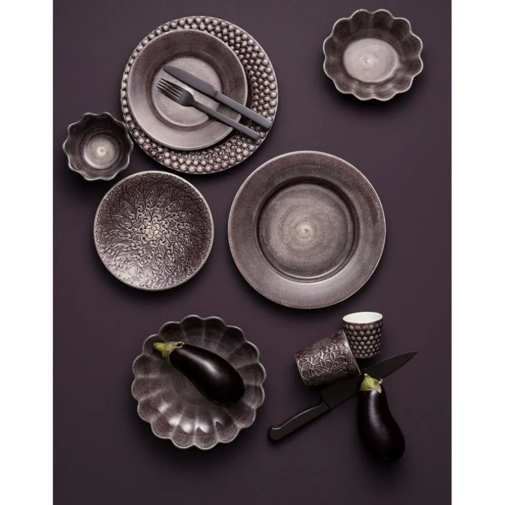 Oyster Plate, Orange, 20 cm