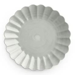 Oyster Plate, Yellow, 28 cm