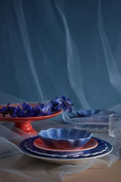 Oyster Plate, Yellow, 28 cm