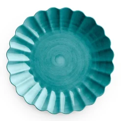 Oyster Plate, Yellow, 28 cm