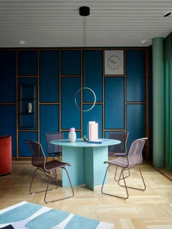 Panton One Dining Chair, Green / Stainless Steel Outdoor