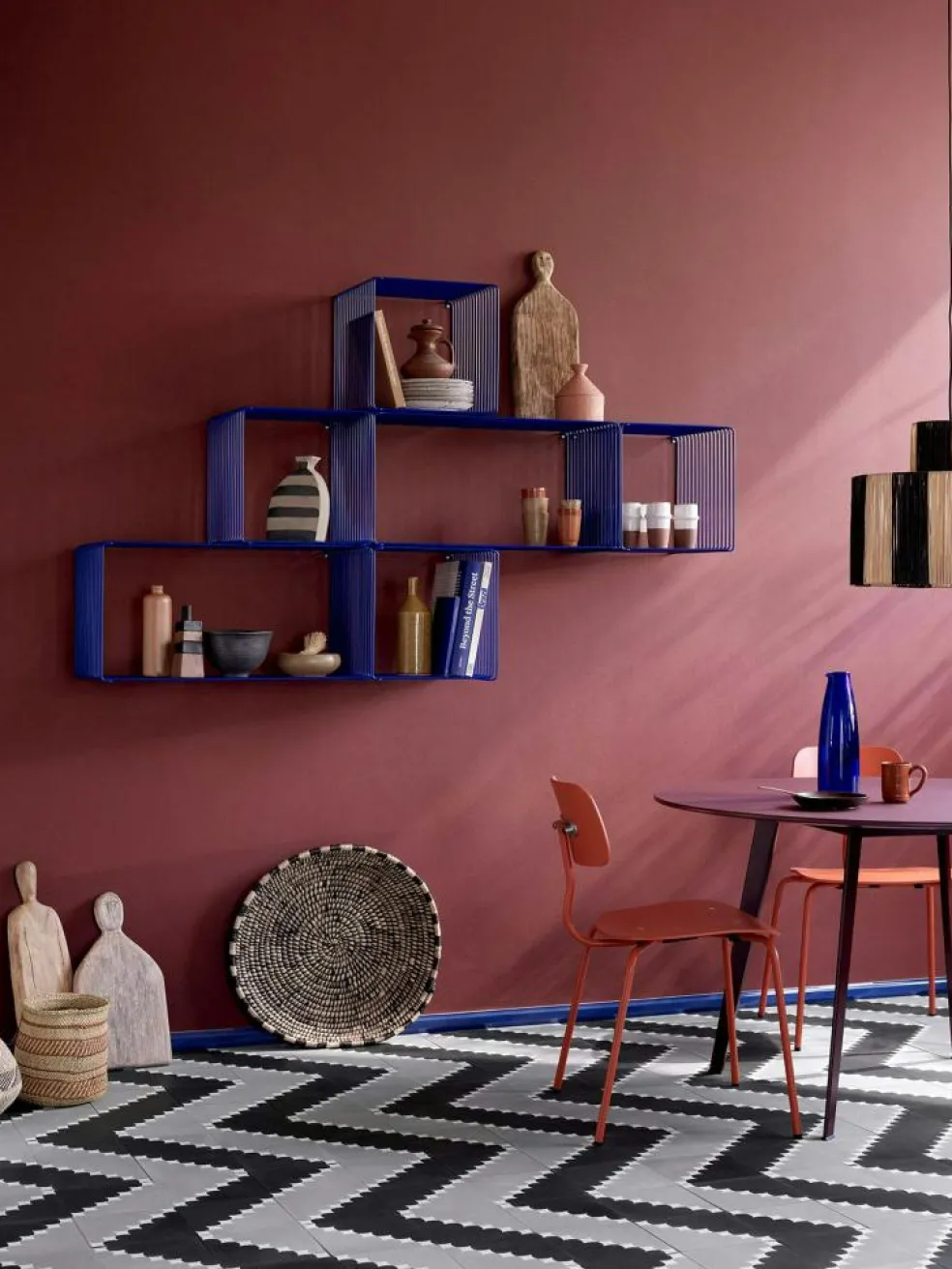 Panton Wire Extended Shelf 34, Chrome