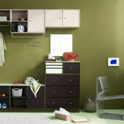 Pantonova Lounge Chair Linear, Chrome