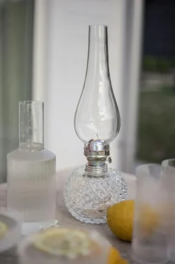 Paris Oil Lamp, Light Green