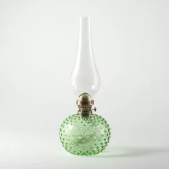 Paris Oil Lamp, Light Green
