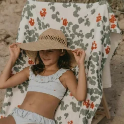 Pelargonium Bath Towel, 140x70 cm