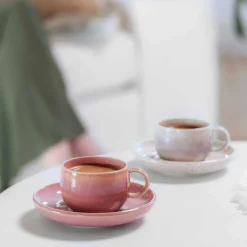 Perlemor Espresso Saucer, Sand