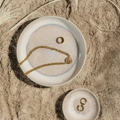 Perlemor Pasta Plate 22 cm, Sand