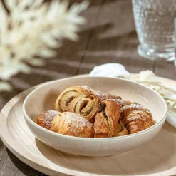 Perlemor Pasta Plate 22 cm, Sand