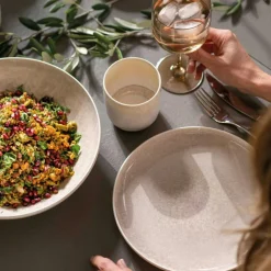 Perlemor Plate 27 cm, Sand