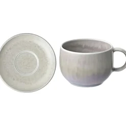 Perlemor Sand Espresso Cup With Saucer